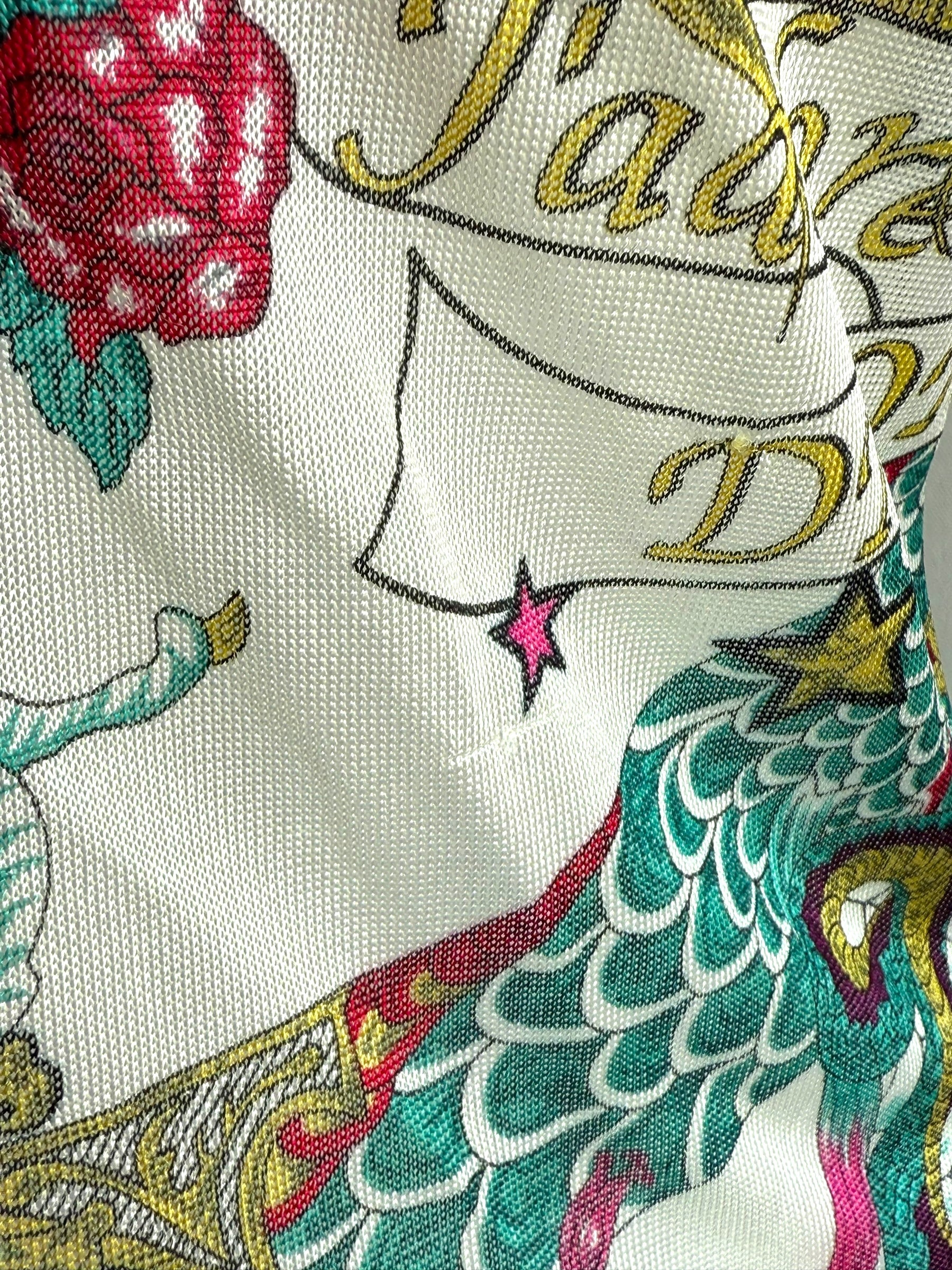 Christian Dior S/S 2004 Gispy Gitane Tattoo Cardigan