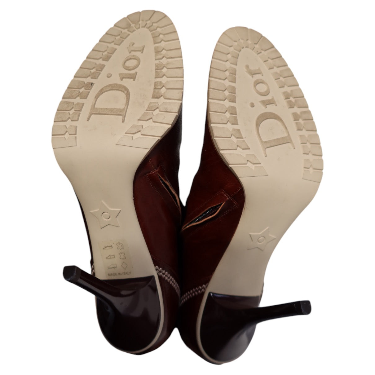 Christian Dior By John Galliano Embroidered Boots