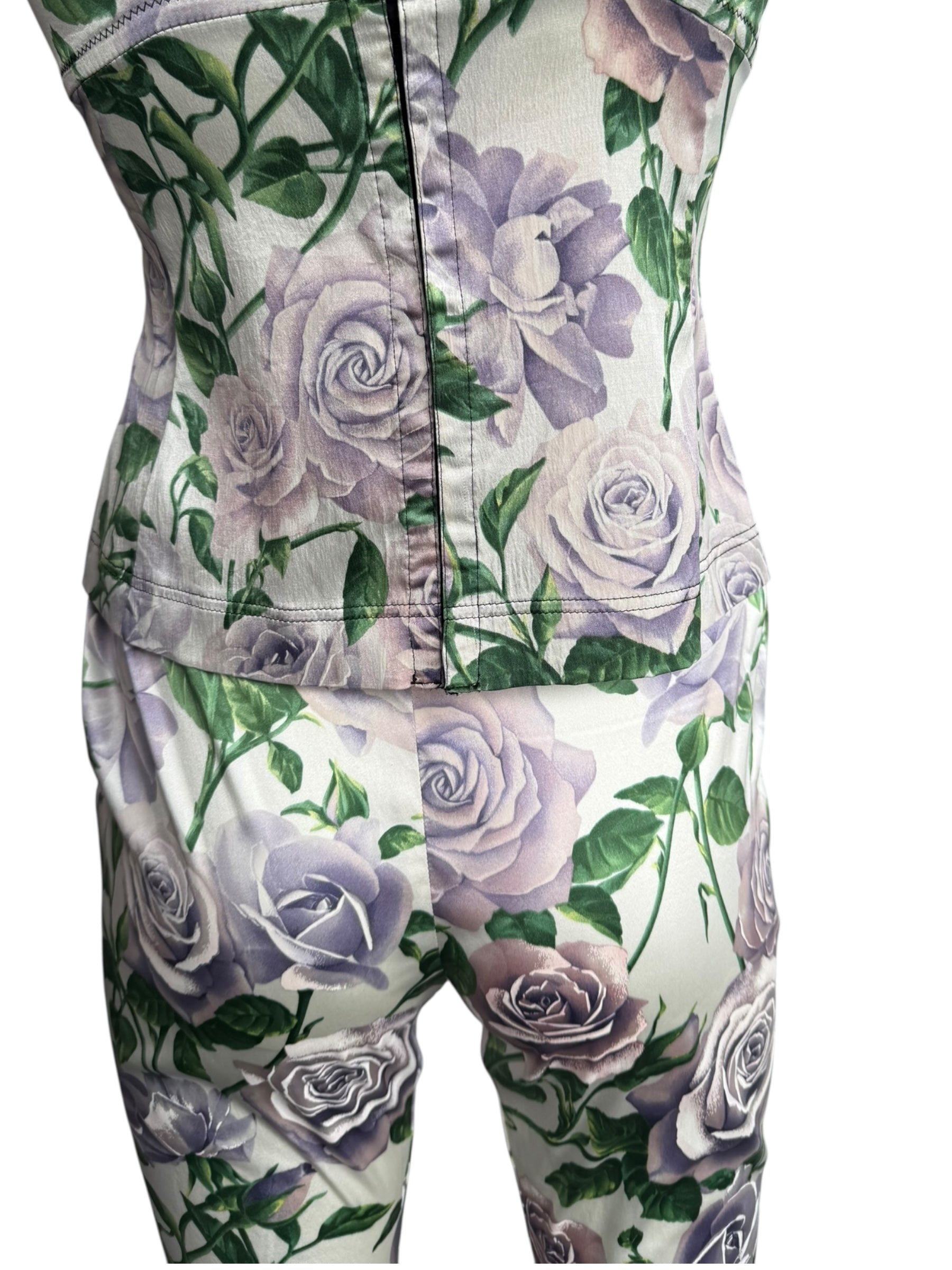 Dolce & Gabbana 2000 Silk Top & Pants