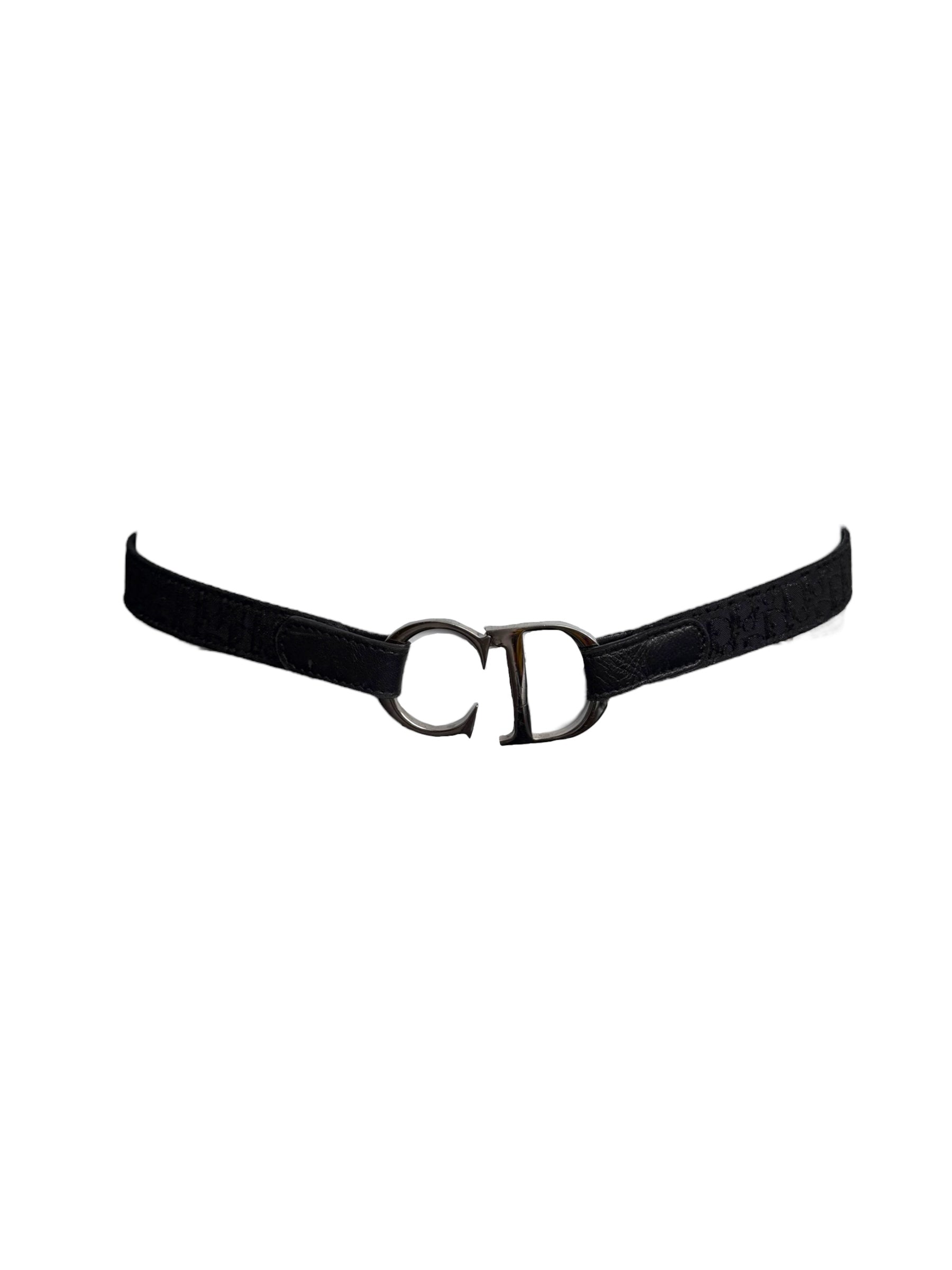 Christian Dior All Over Logo CD Buckle
