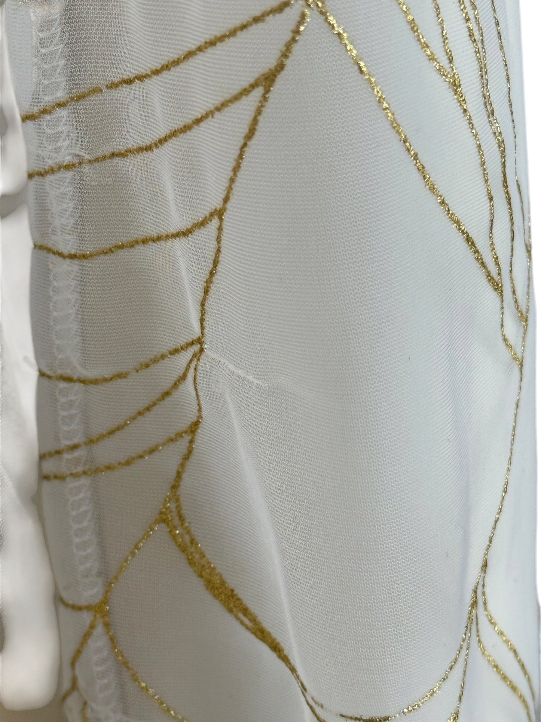 Roberto Cavalli S/S 1999 Spider Web and Daisy Print Sheer Dress Set