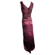 Dolce & Gabbana Leopard Silk Maxi Dress