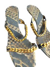 Roberto Cavalli F/W 2003 Chain heels
