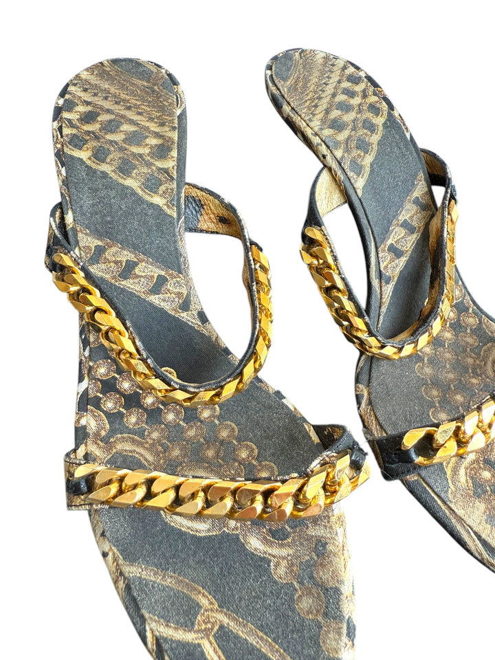 Roberto Cavalli F/W 2003 Chain heels