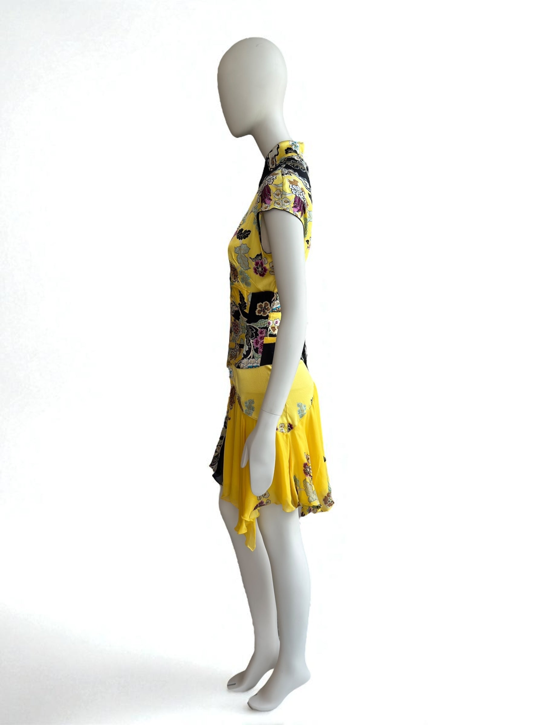 Roberto Cavalli S/S 2003 Cheongsam Dress and Corset