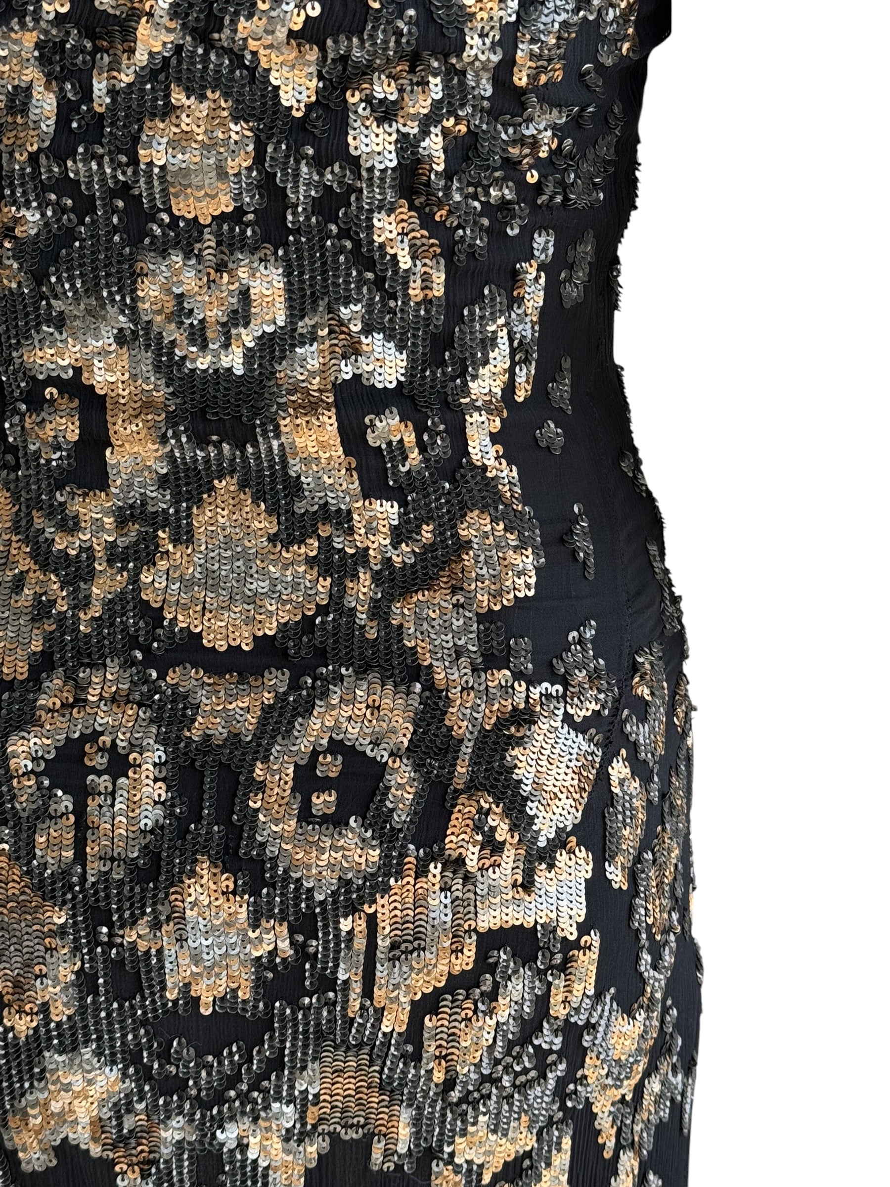 Roberto Cavalli Vintage Embellished Strapless Mini Dress