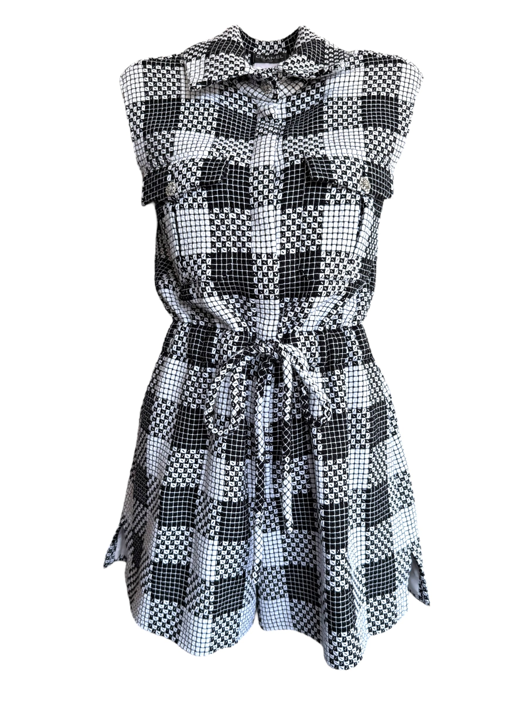 Chanel Cruise 2015 Tweed Jumpsuit