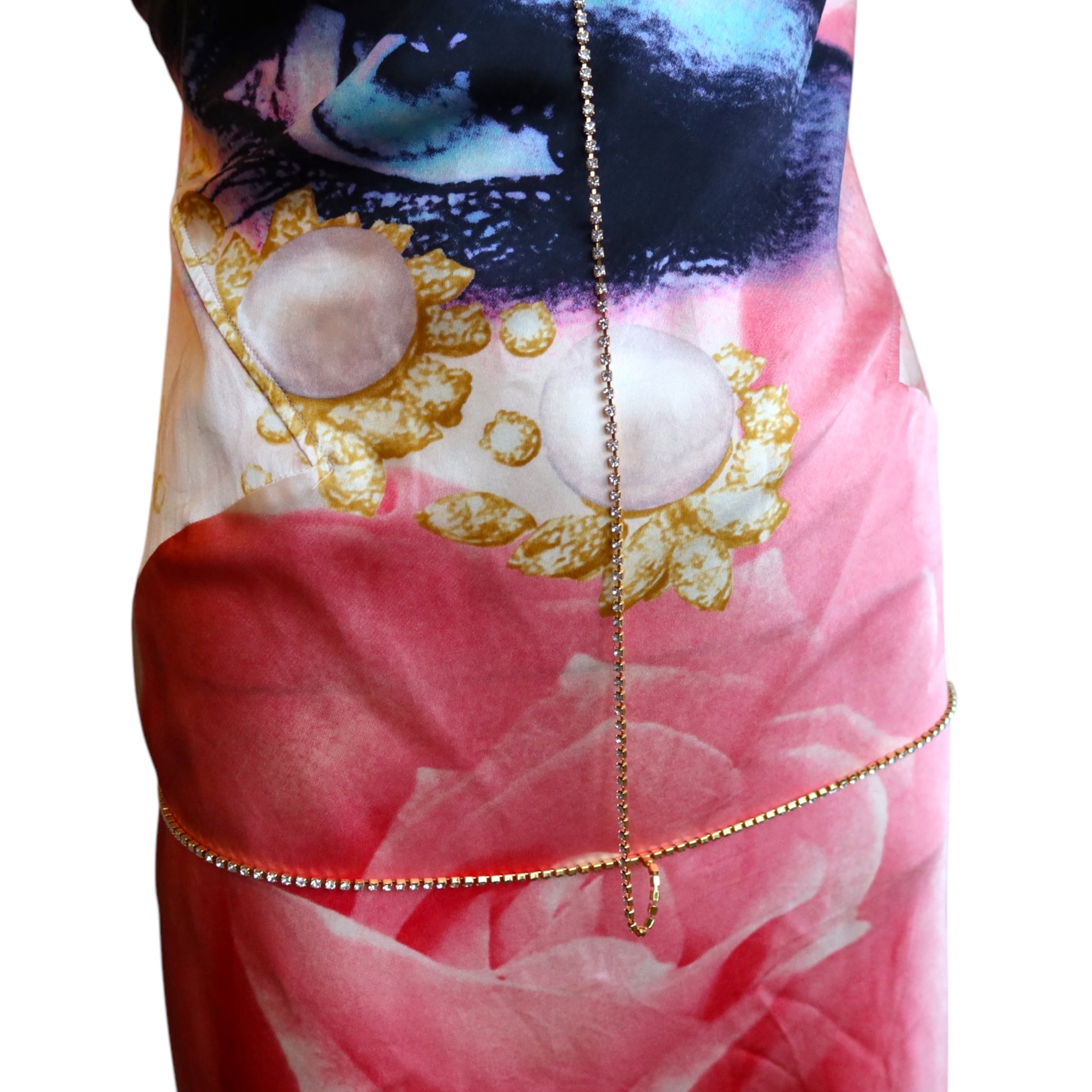 Roberto Cavalli S/S 2001 Liz Taylor Silk Dress - Bodychain