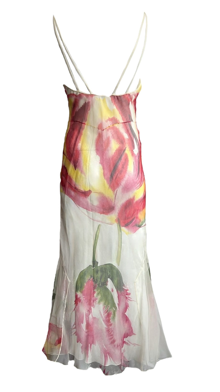 Christian Dior Spring 2001 Silk Dress by John Galliano
