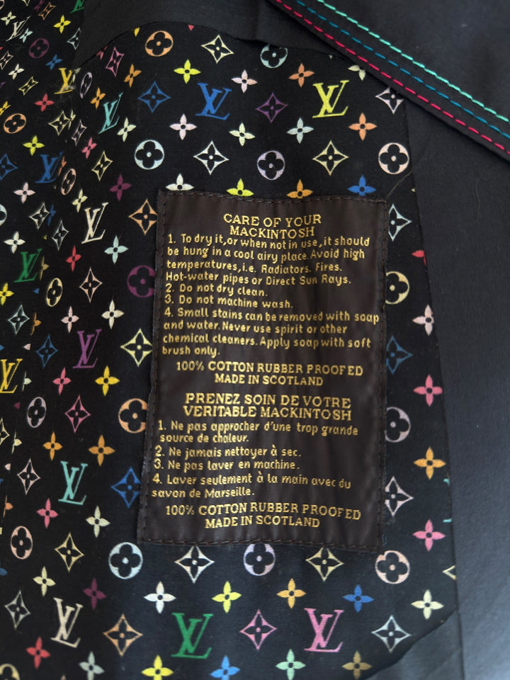 Louis Vuitton 2000s Monogram Multicolore Mackintosh Trench Coat