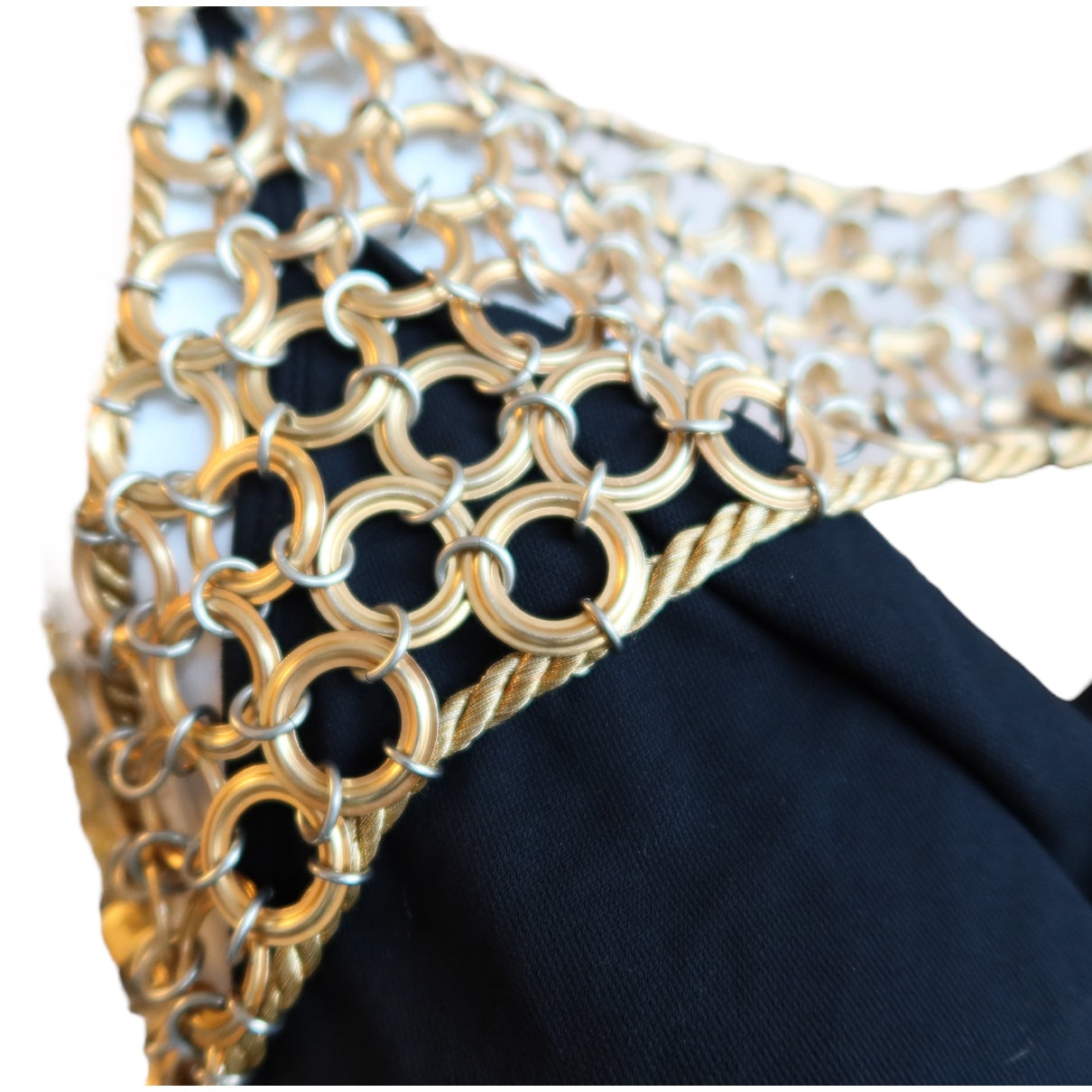 Paco Rabbane 1990 Jersey Metal Dress