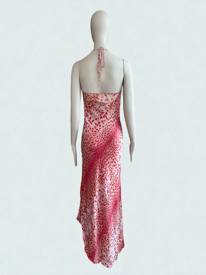 Roberto Cavalli S/S 2001 Maxi Leopard Silk Dress