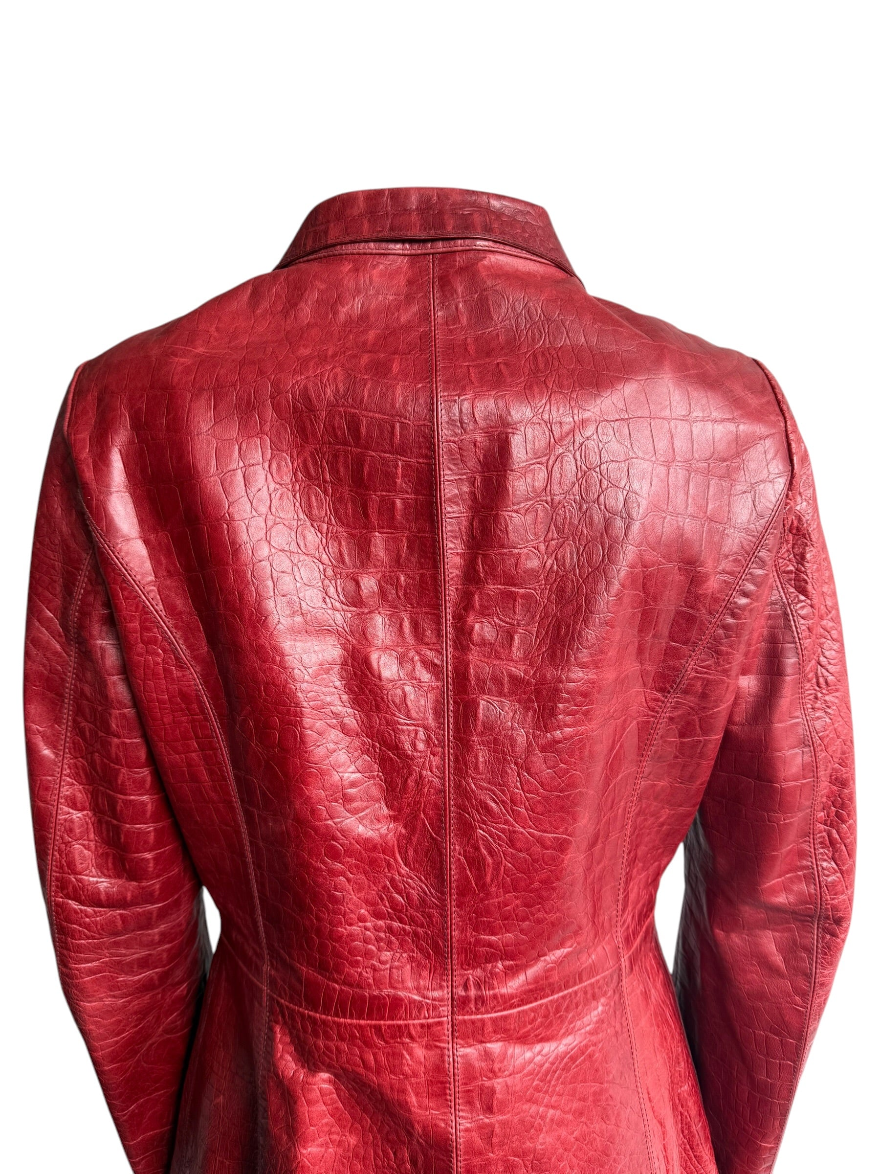 Roberto Cavalli F/W 2000 Crocodile Leather Set