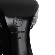Chanel Black and White Tweed D’Orsay Pumps
