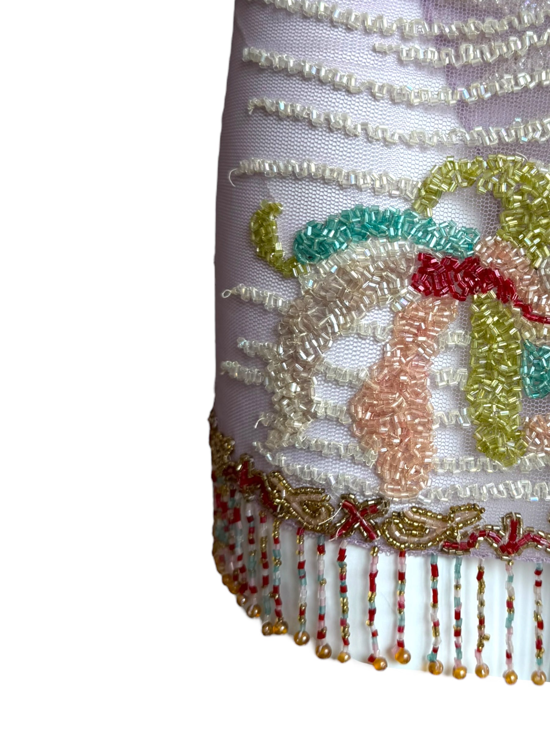 Roberto Cavalli S/S 2000 Beaded Embellished Wrap Skirt