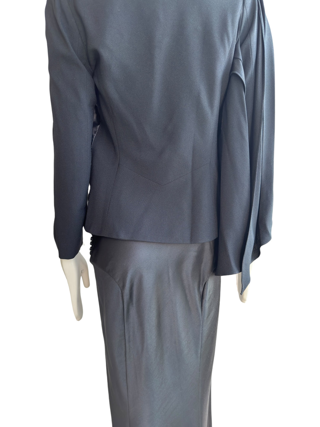 John Galliano S/S 1999 Draped Jacket and Silk Skirt