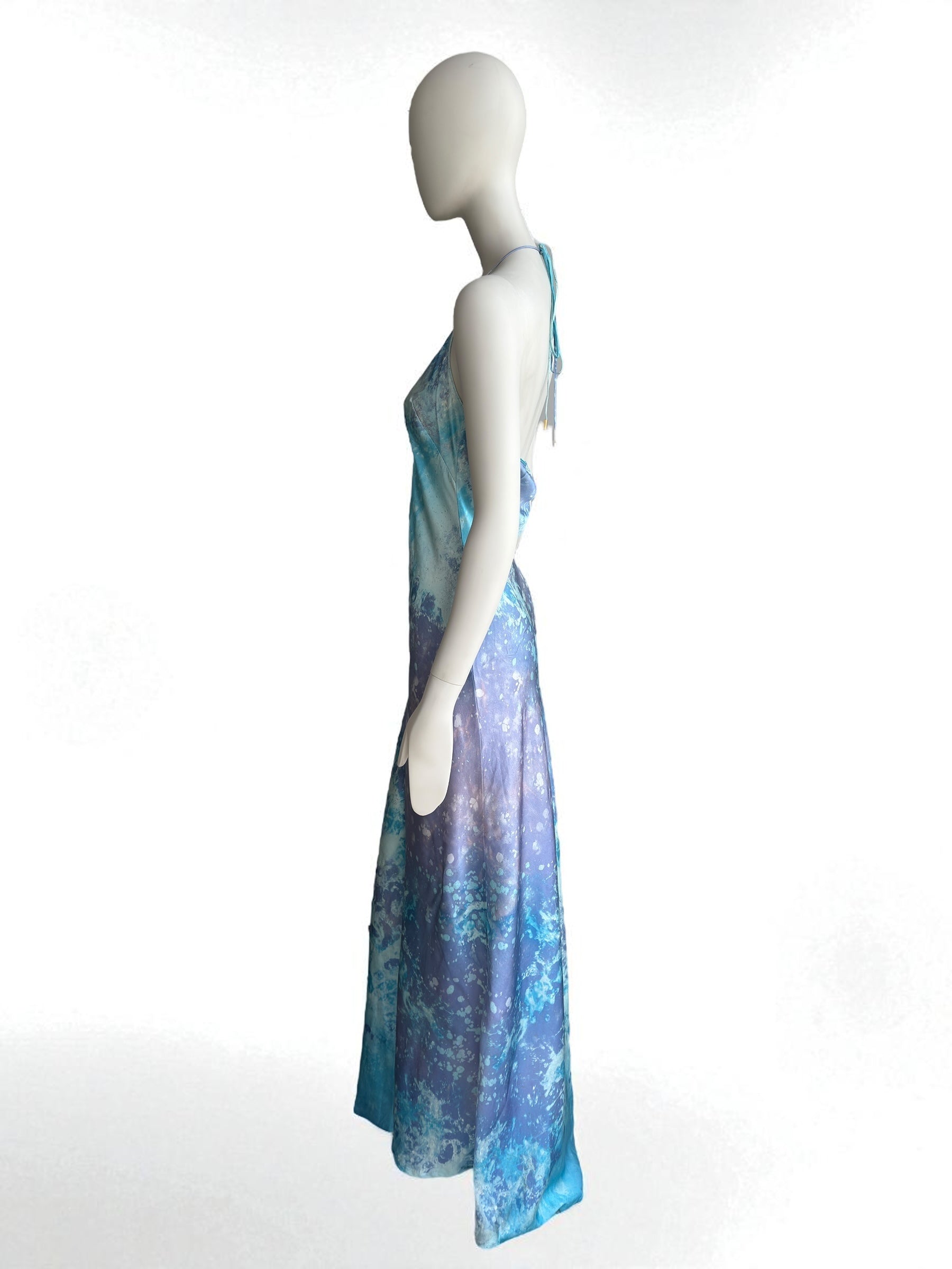 Roberto Cavalli S/S 1999 Silk Maxi Dress