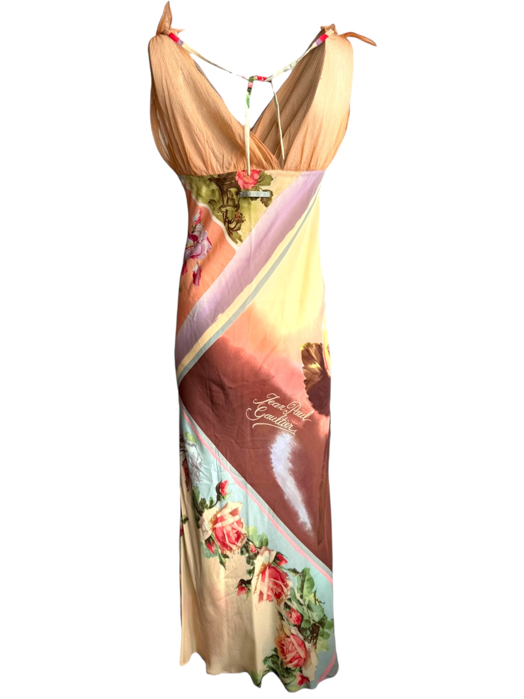 Jean Paul gaultier S/S 2001 Maxi Silk Dress