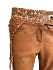 Roberto Cavalli Leather Pants