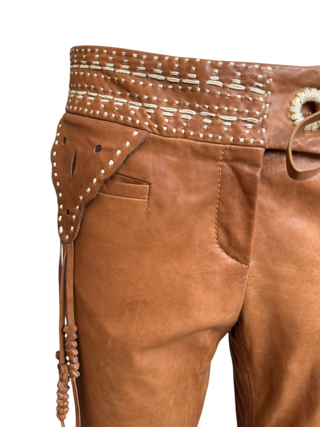 Roberto Cavalli Leather Pants