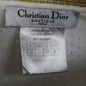 Christian Dior White Mesh Logo Jacket