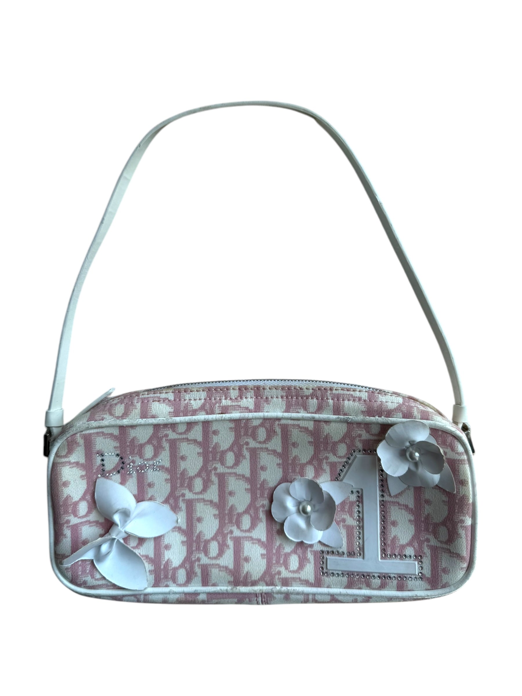 Christian Dior 2004 Girly Diorissimo Shoulder Bag