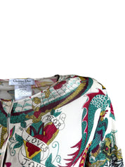 Christian Dior S/S 2004 Gispy Gitane Tattoo Cardigan