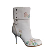 Christian Dior By John Galliano Embroidered Boots