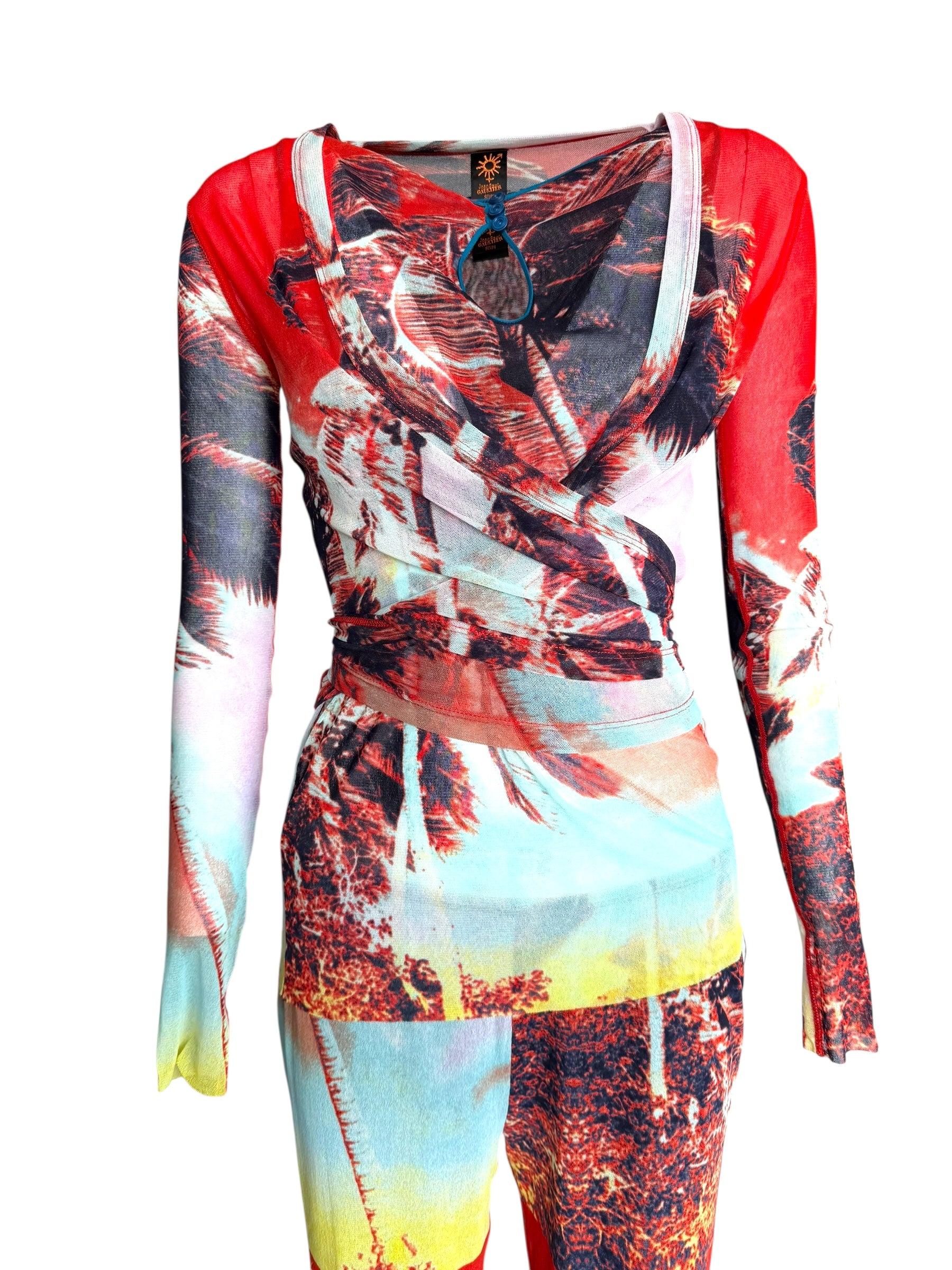 Jean Paul Gaultier Palm Sunset Mesh 3-Piece Set