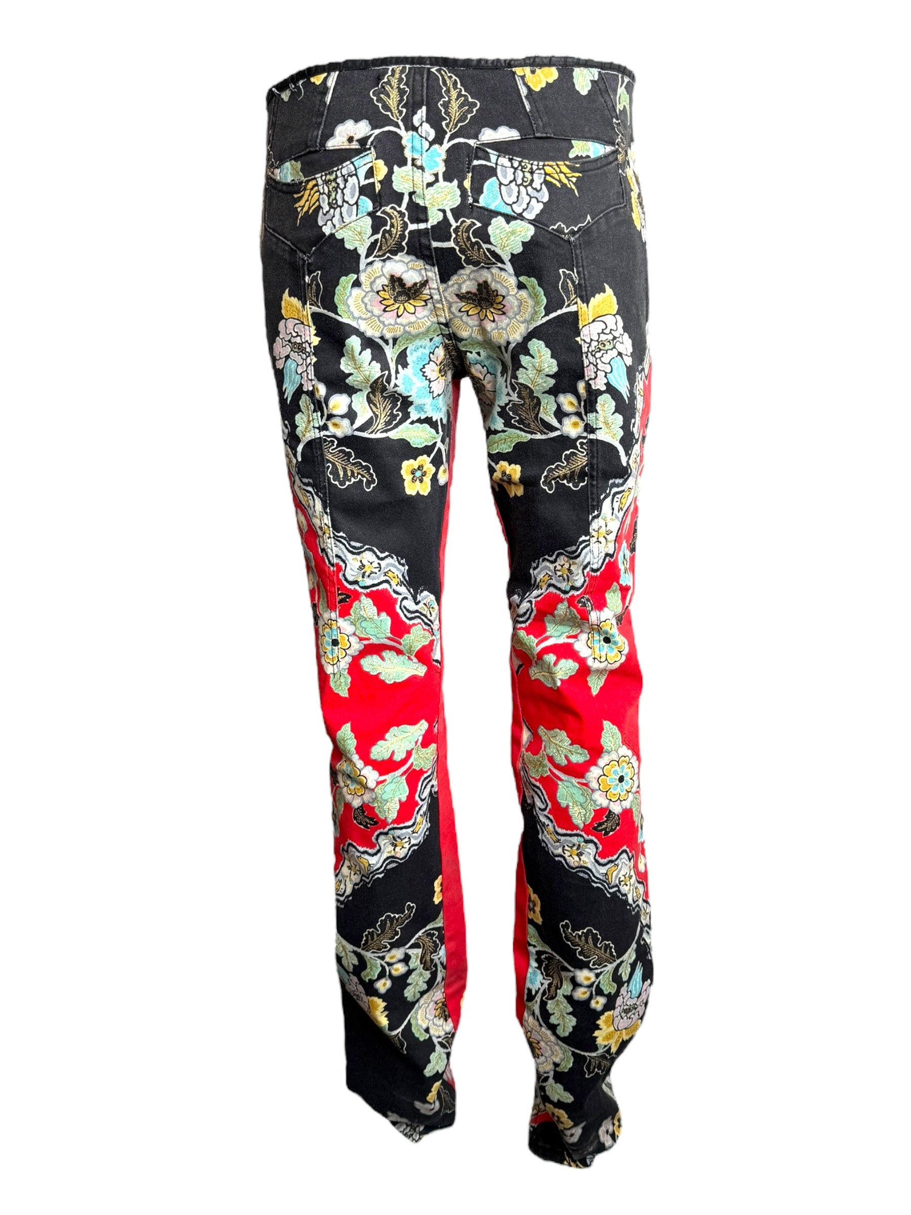 Roberto Cavalli S/S 2003 Cheongsam Jeans