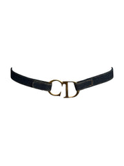 Christian Dior Denim CD Buckle Belt