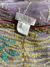 Roberto Cavalli S/S 2000 Beaded Embellished Wrap Skirt