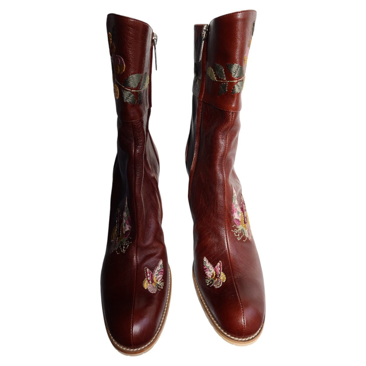 Christian Dior By John Galliano Embroidered Boots
