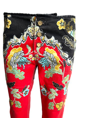 Roberto Cavalli S/S 2003 Cheongsam Jeans