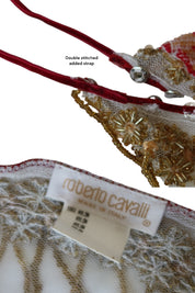 Roberto Cavalli S/S 2000 Beaded Embellished Wrap Skirt