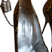 Dolce & Gabbana 2000s Snake Heels