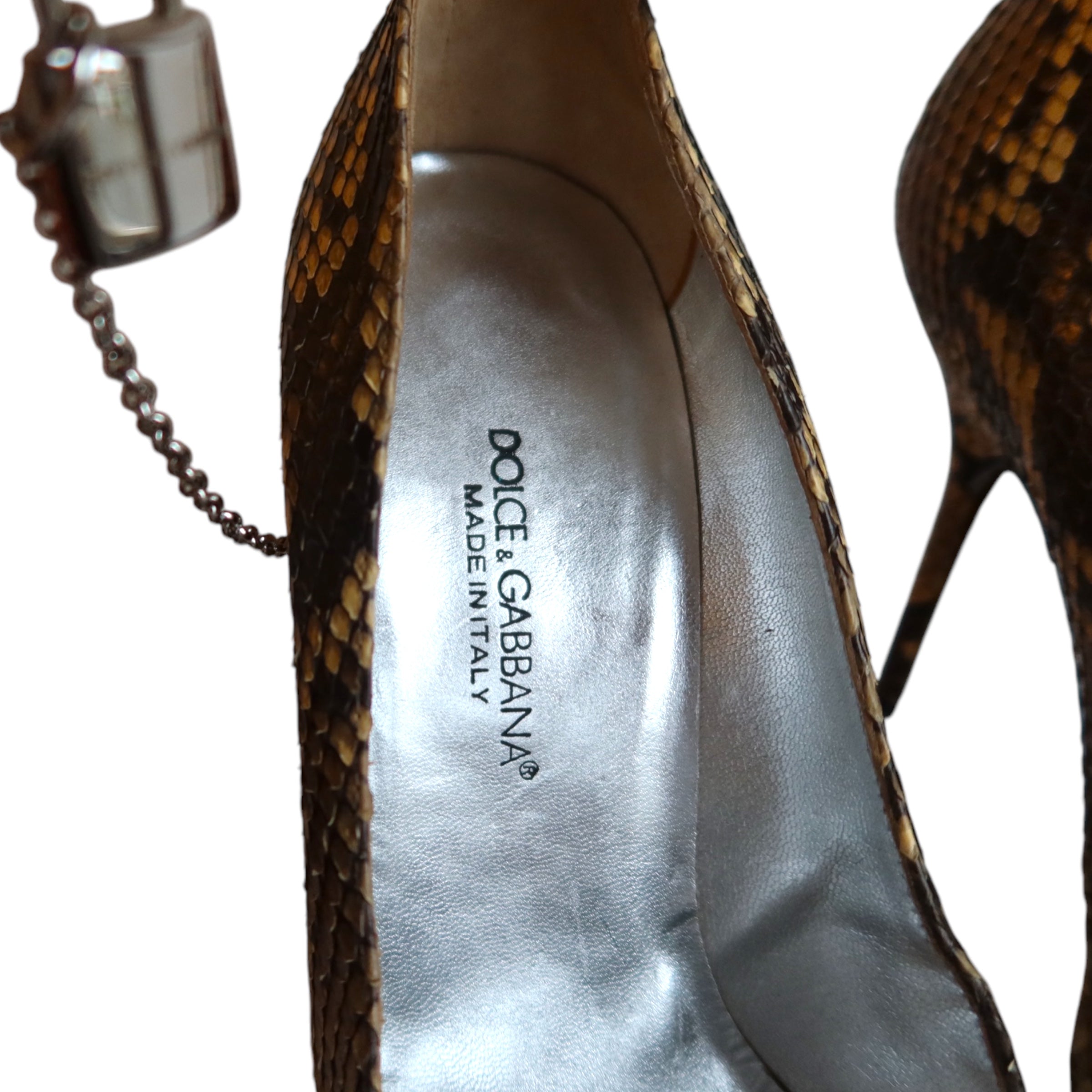 Dolce & Gabbana 2000s Snake Heels