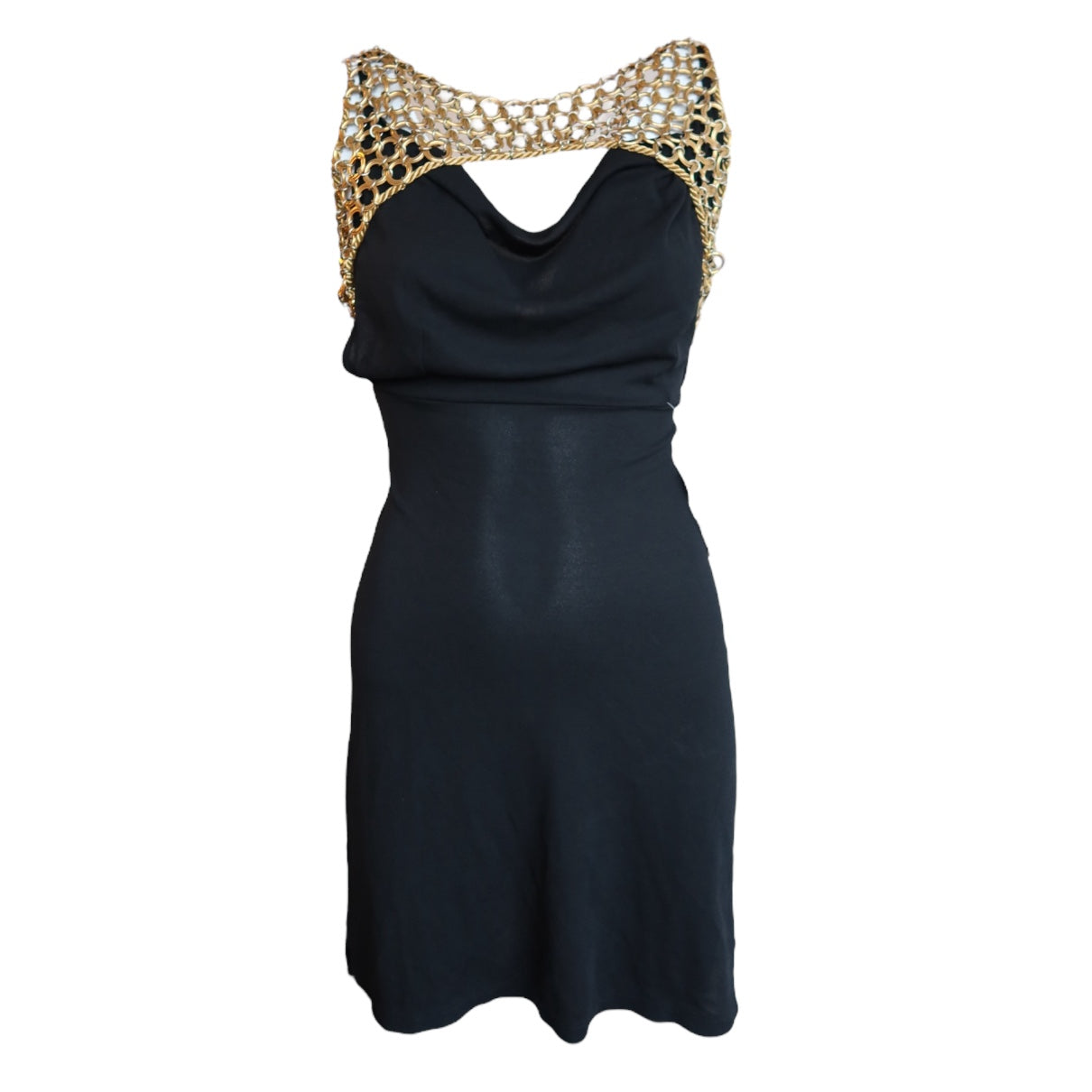 Paco Rabbane 1990 Jersey Metal Dress
