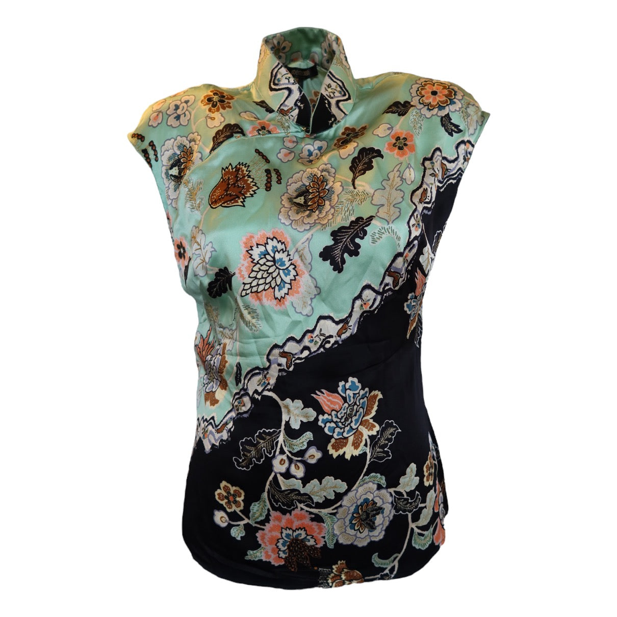 Roberto Cavalli S/S 2003 Chinoiserie Top