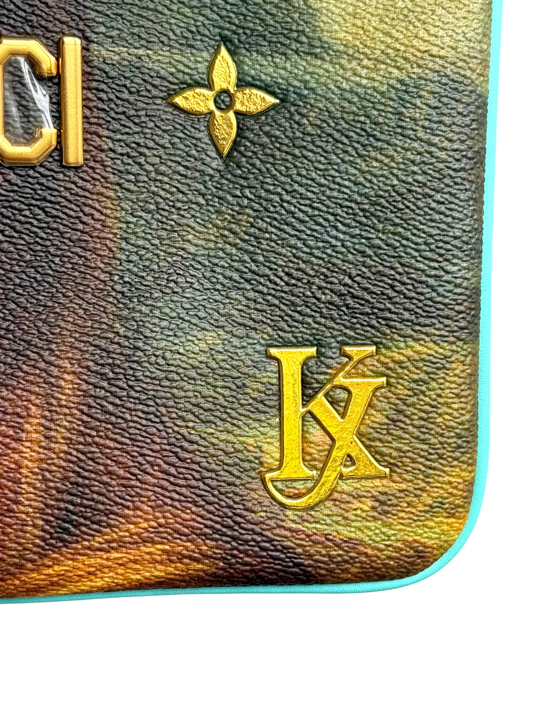 Louis Vuitton 2017 x Jeff Koons Da Vinci Pochette – Vert D’Eau