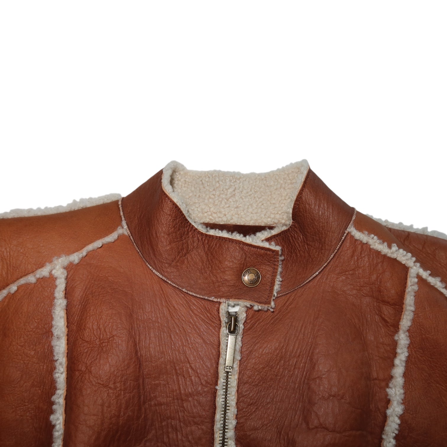 Christian Dior F/W 2002 Thin Lamb Shearling Jacket
