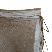 Roberto Cavalli S/S 2000 Beaded Embellished Wrap Skirt