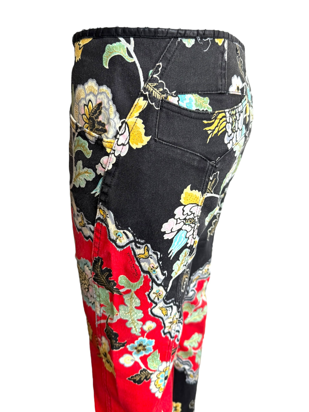 Roberto Cavalli S/S 2003 Cheongsam Jeans