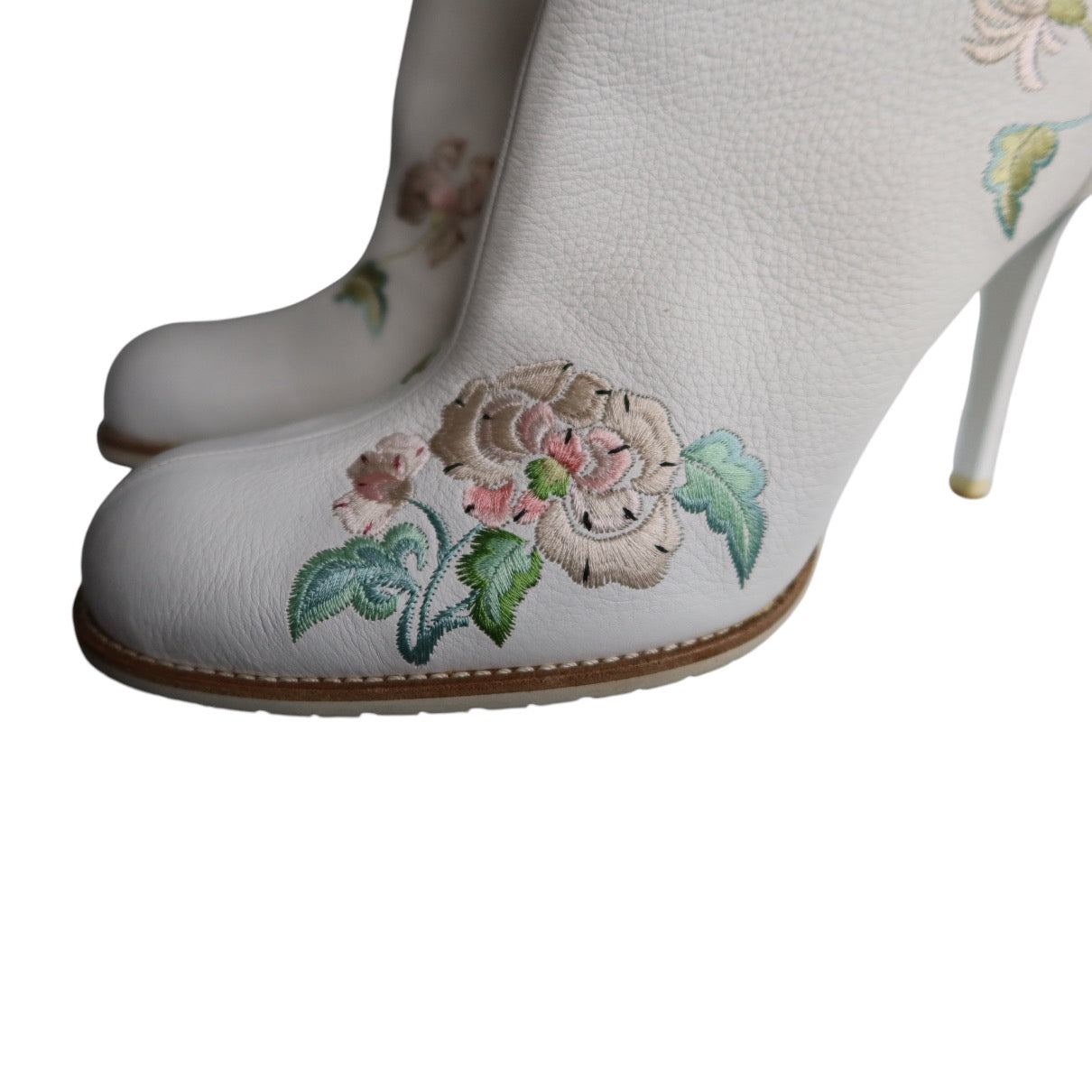 Christian Dior By John Galliano Embroidered Boots