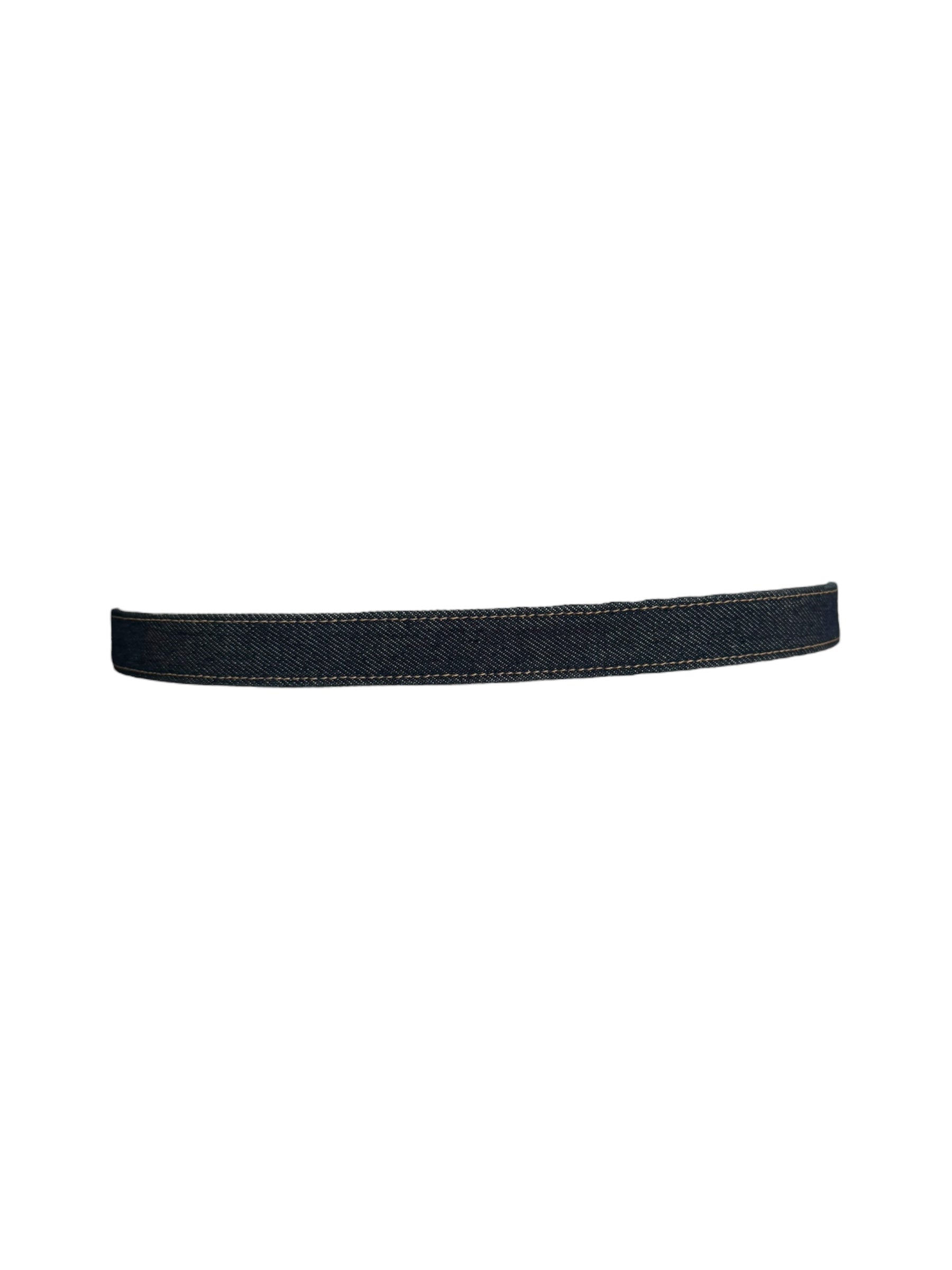 Christian Dior Denim CD Buckle Belt