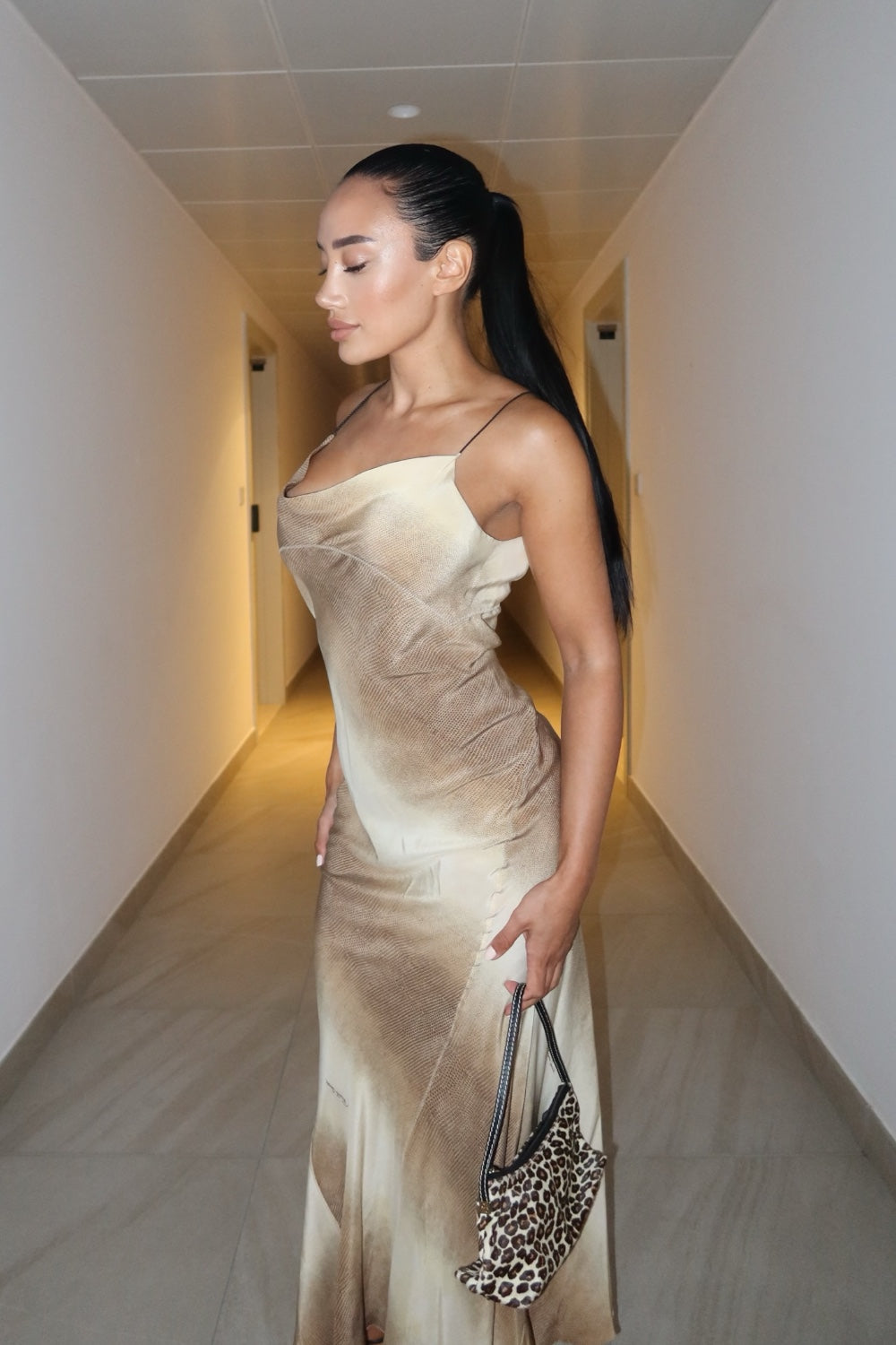 Roberto Cavalli S/S 2002 Silk gown