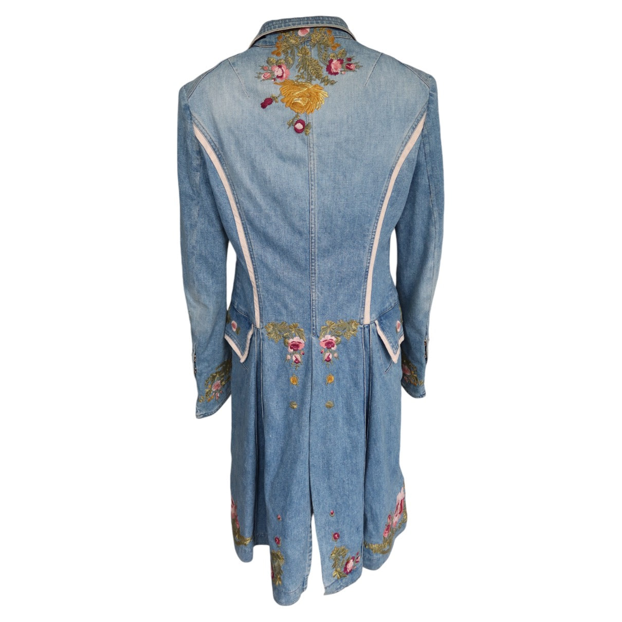 Roberto Cavalli S/S 2003 Embroidered Denim Jacket