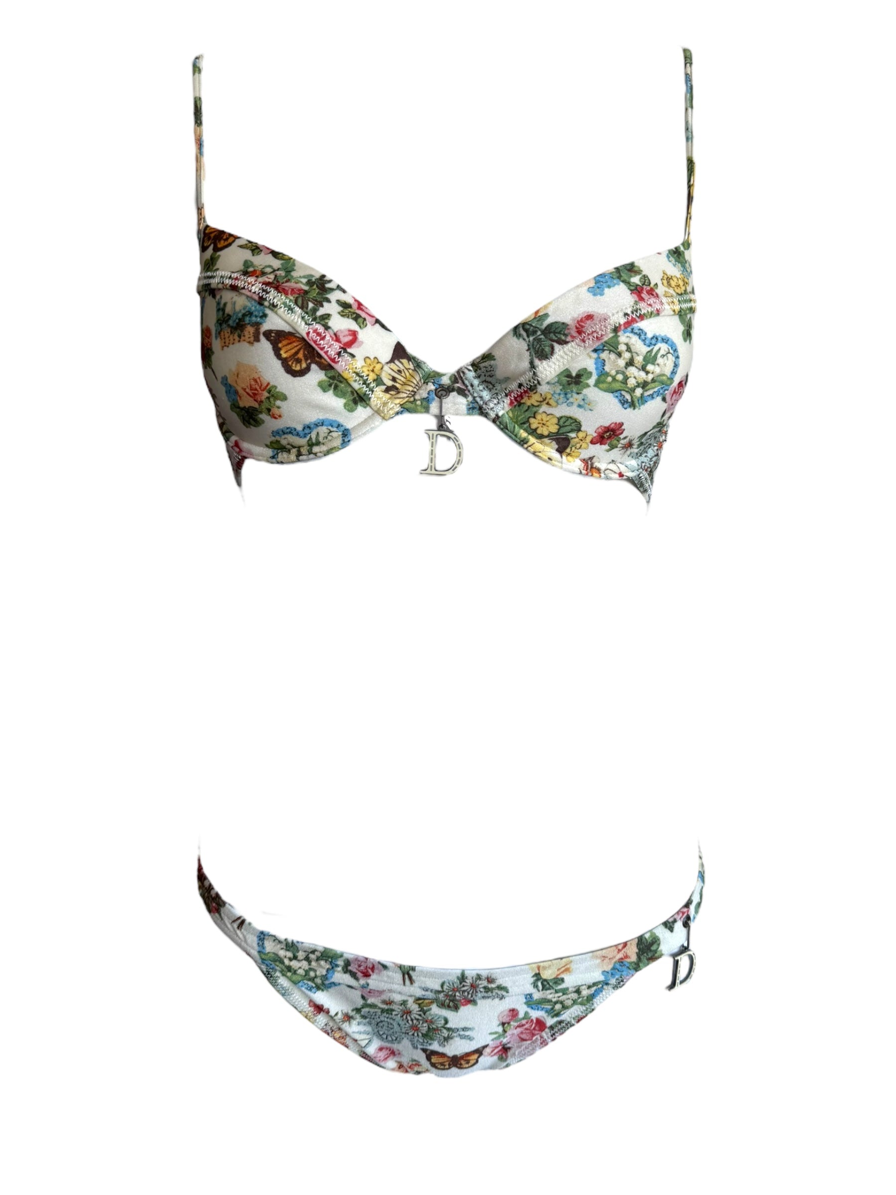 Christian Dior S/S 2002 Floral Bikini
