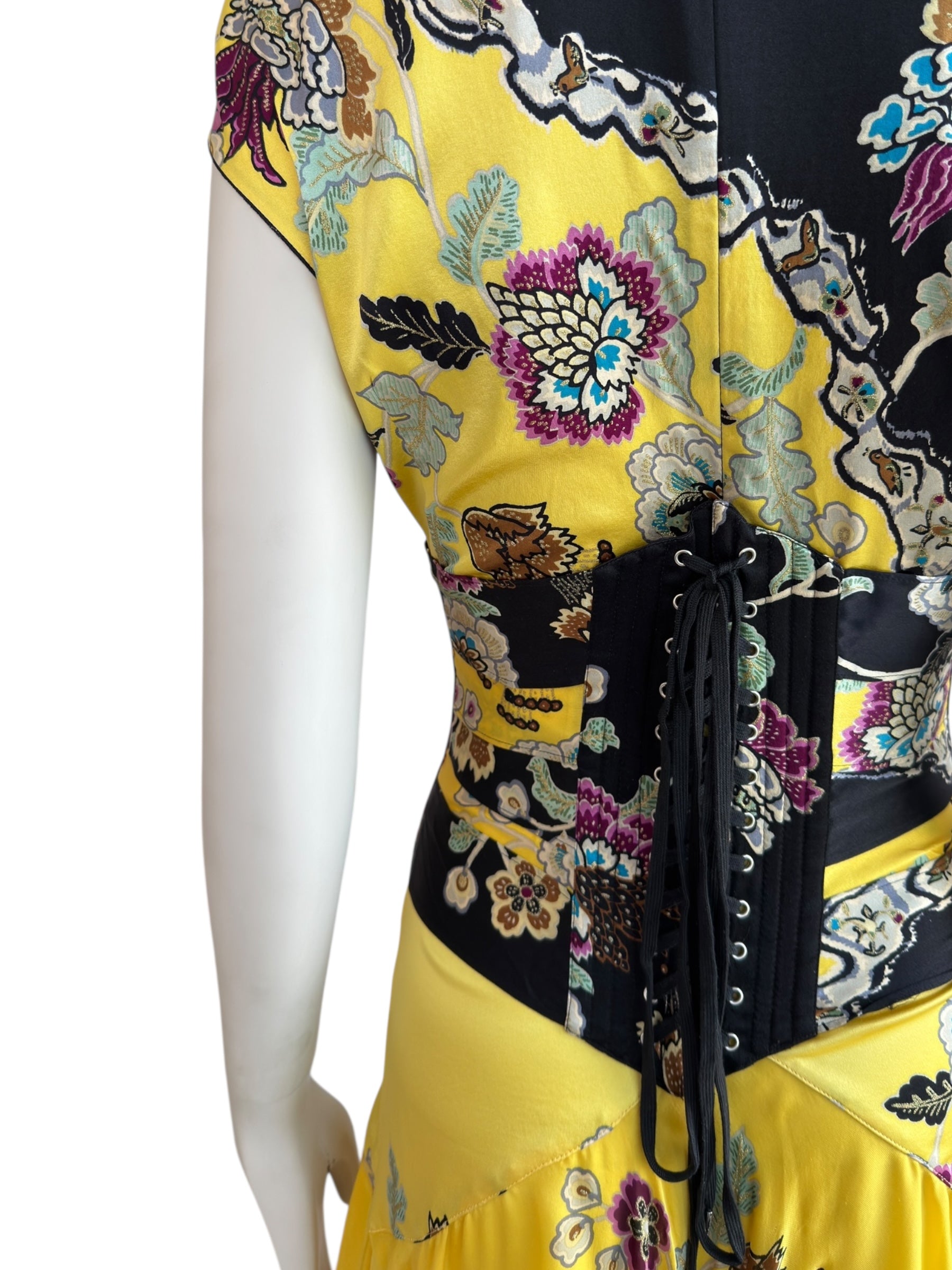 Roberto Cavalli S/S 2003 Cheongsam Dress and Corset