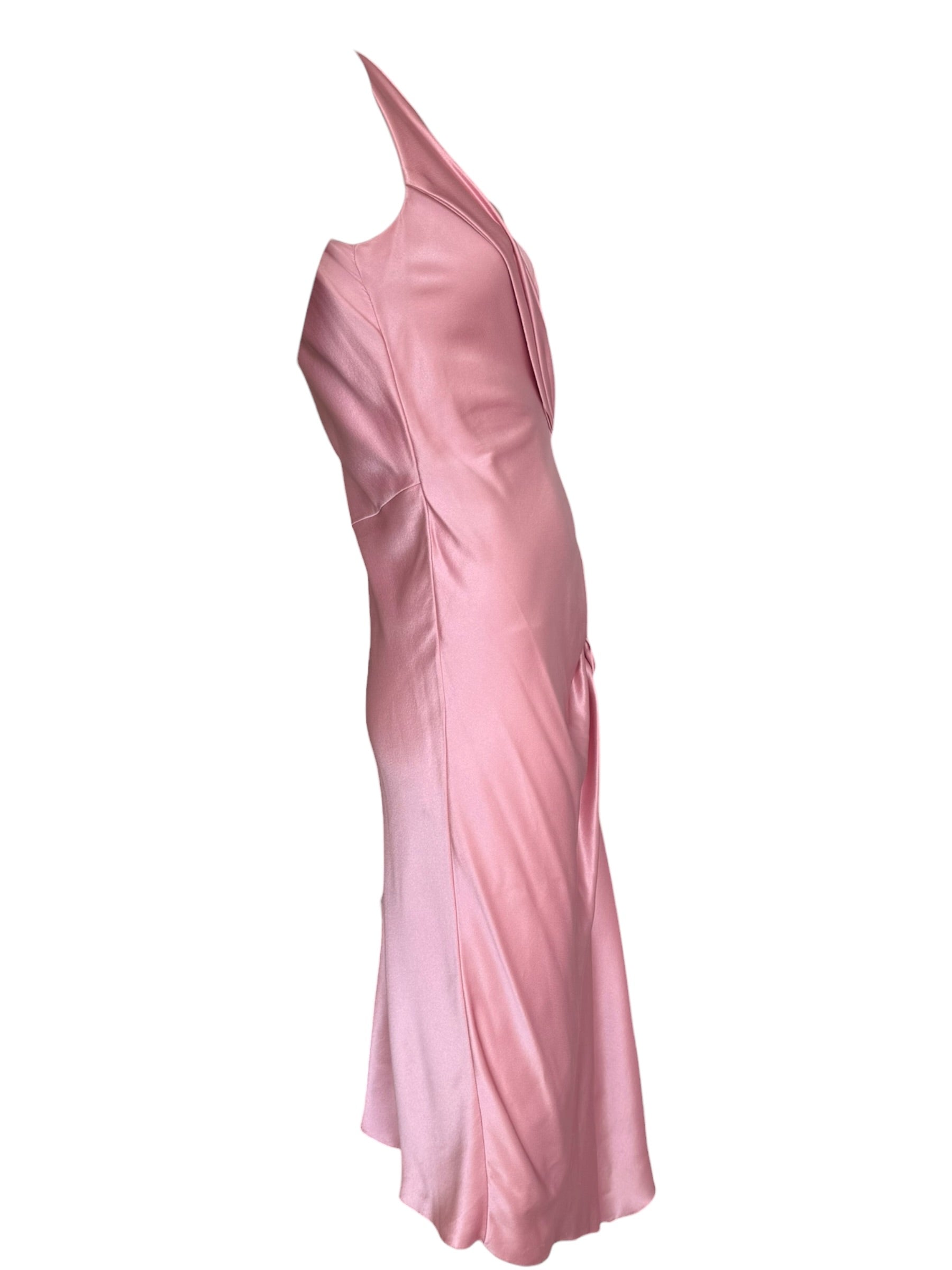 Christian Dior F/W 2003 Rose Pink Silk Gown